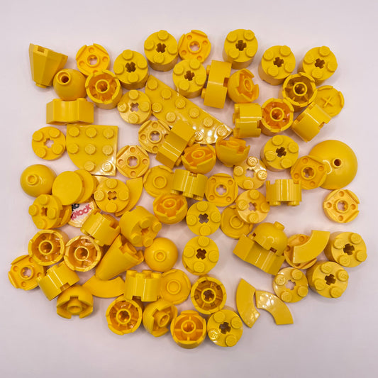 LEGO Round, Yellow, Approx. 55g