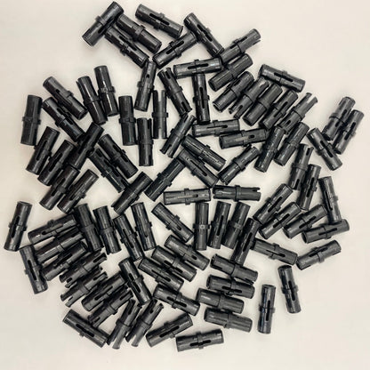 LEGO Technic Pin with Short Friction Ridge, Black, 100 Pieces (2780)