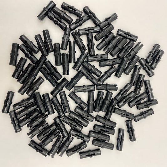LEGO Technic Pin with Short Friction Ridge, Black, 100 Pieces (2780)