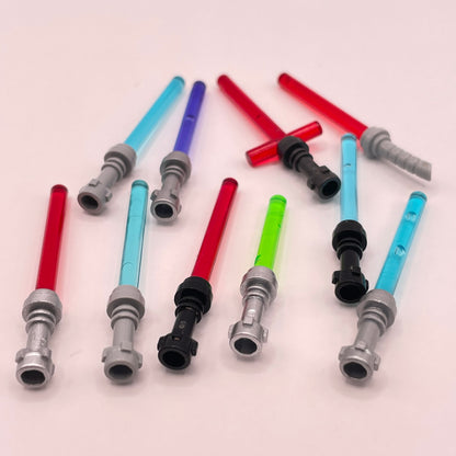 LEGO Lightsabers, Minifigure Accessories, Star Wars, 10 Pieces