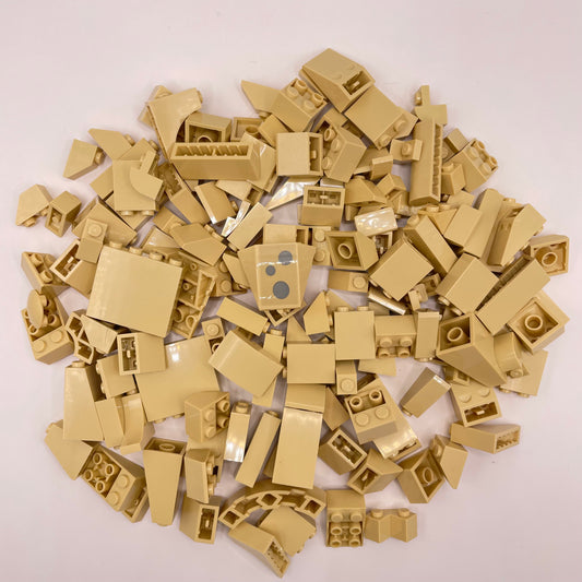 LEGO  Bricks And Slopes, Tan, Approx. 170g