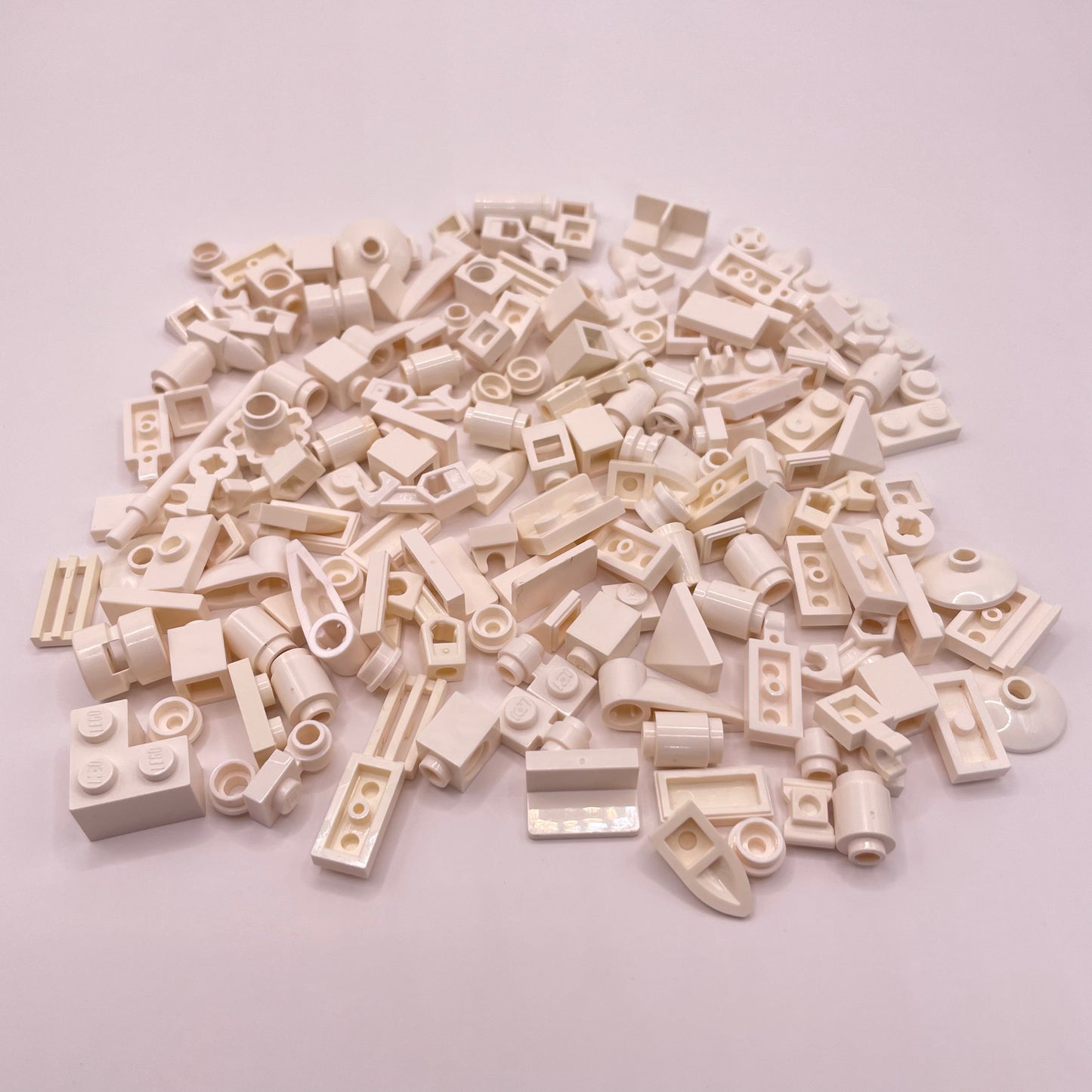 LEGO Greebling, White, 50 Pieces