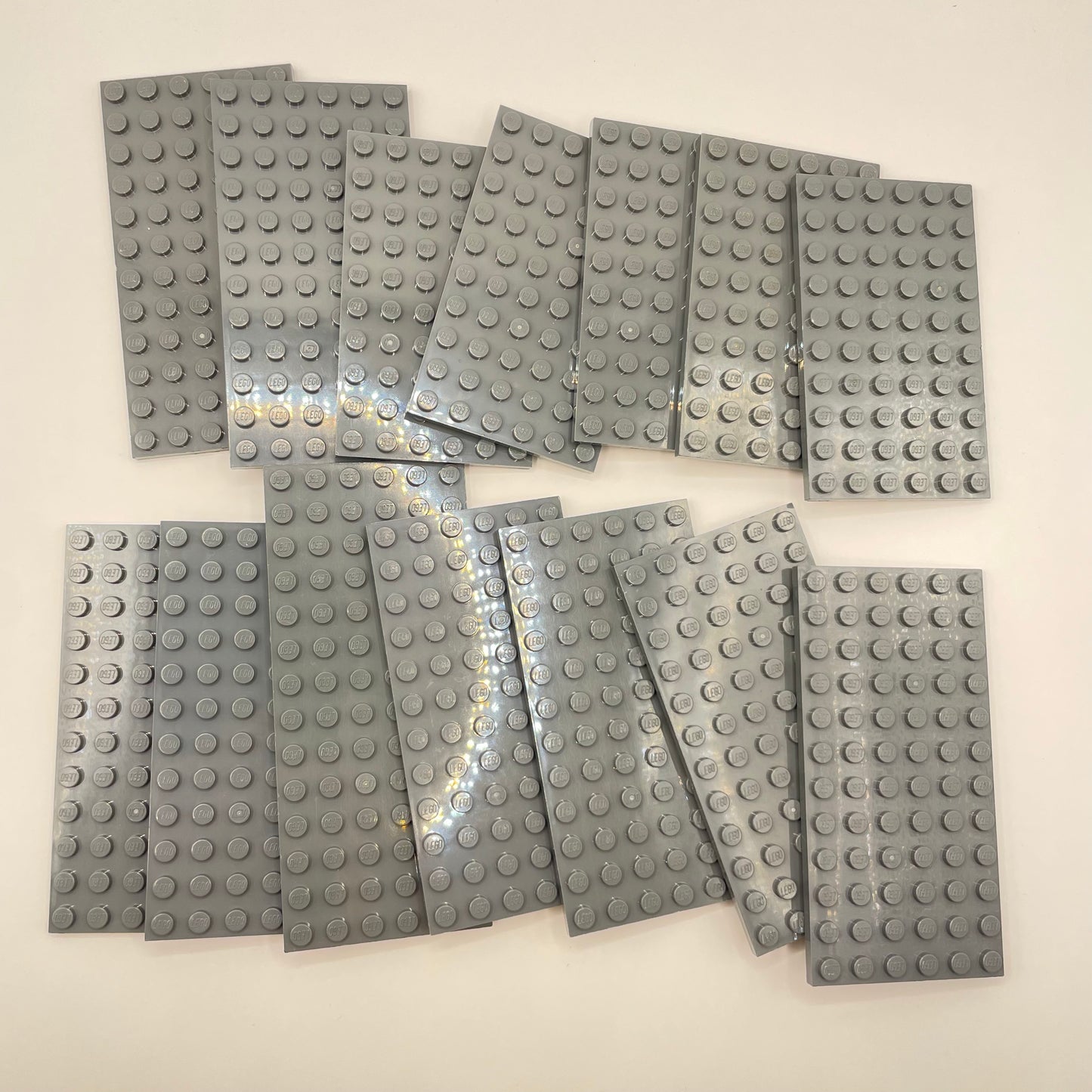 LEGO Medium Plates, 6x Wide, Dark Bluish Grey, Approx. 135g