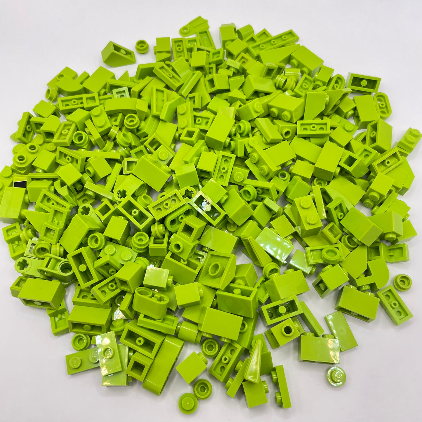 LEGO Small Mixed Bricks, Lime, Approx. 130g