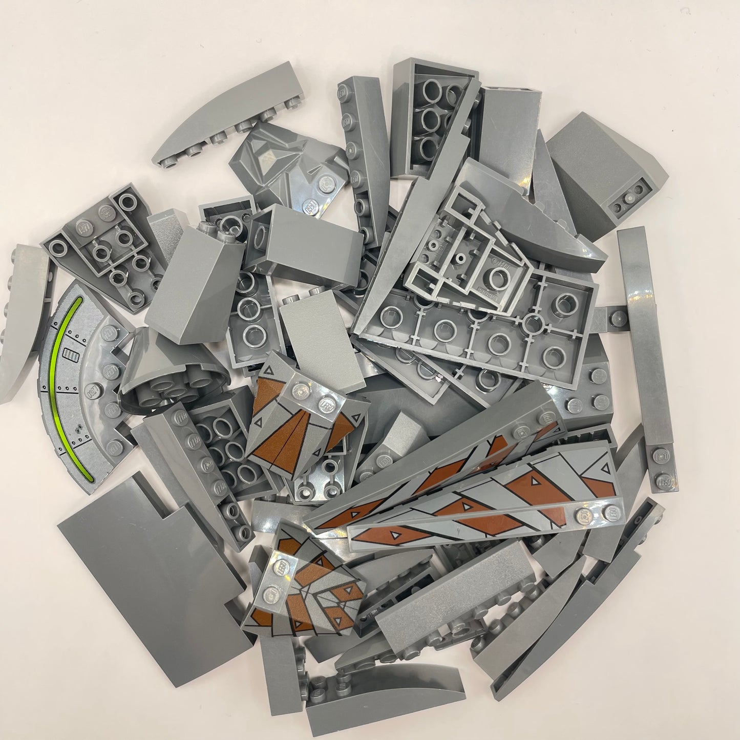 LEGO Slopes, Large, Dark, Bluish Grey, Approx. 125g