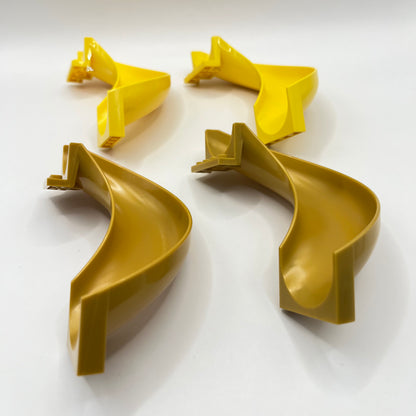 LEGO Slides, Yellow and Gold, 4 Pieces