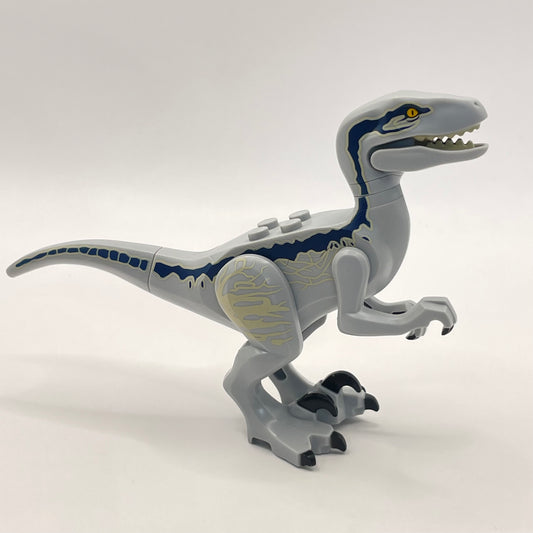 LEGO Velociraptor, Light Bluish Grey, Dinosaur (raptor14)