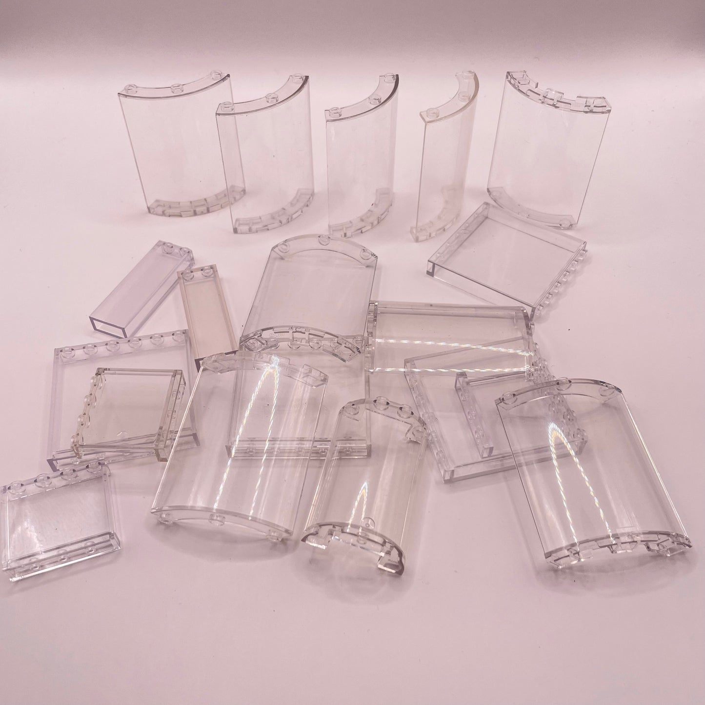 LEGO Tall Building, Transparent Clear, Building, Approx. 100g