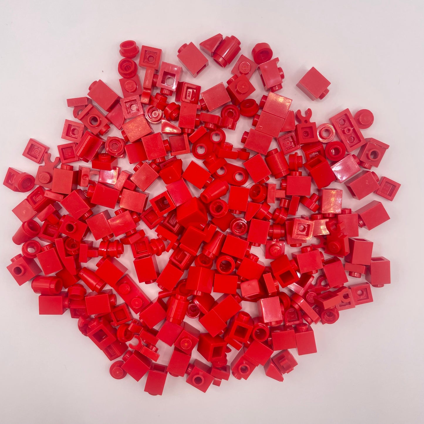 LEGO Greebling, Red, 200 Pieces