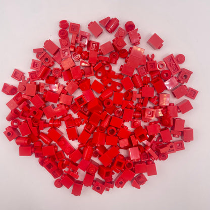 LEGO Greebling, Red, 200 Pieces