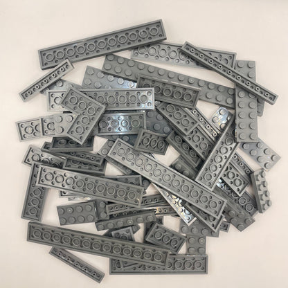 LEGO Mixed Plates,  Dark Bluish Grey, Approx. 100g