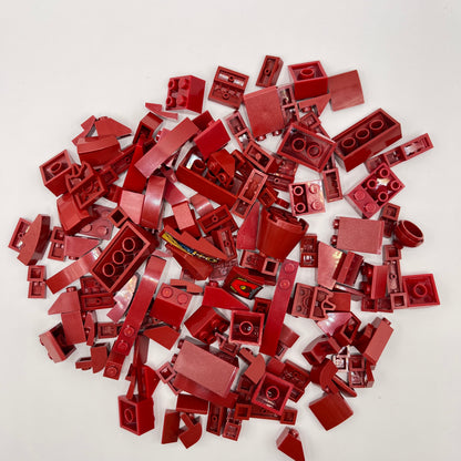 LEGO Slopes, Dark Red, Approx. 100g