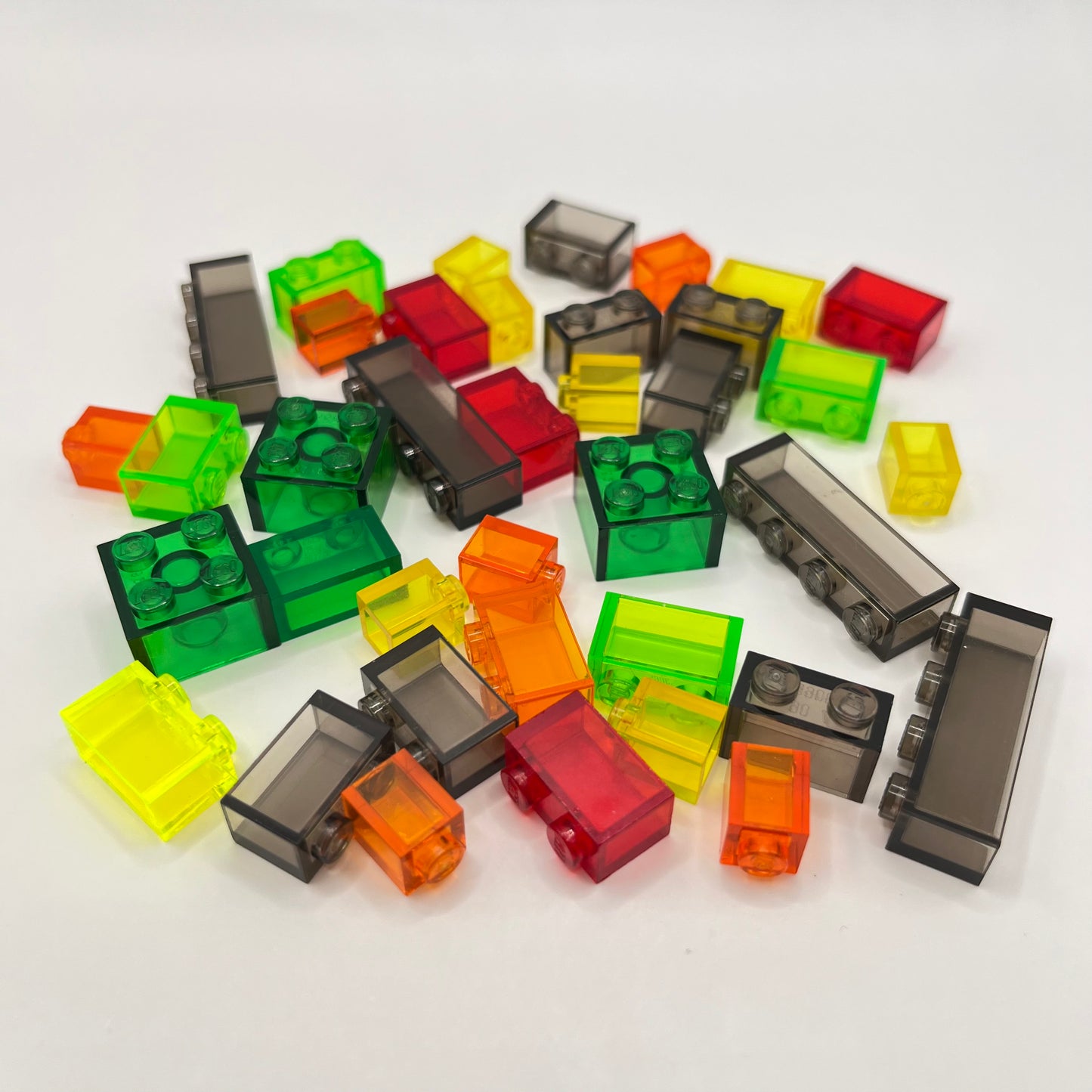LEGO Colourful Transparent, Bricks, (35 Pieces)