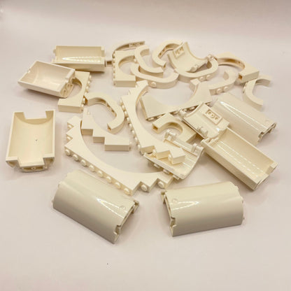 LEGO Arches and Cylinders, Building, White, 25 Pieces