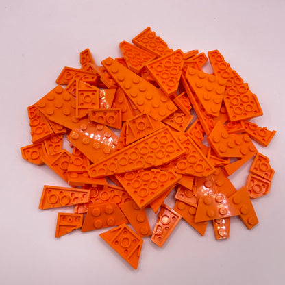LEGO Wings and Wedges, Orange, Approx. 70g