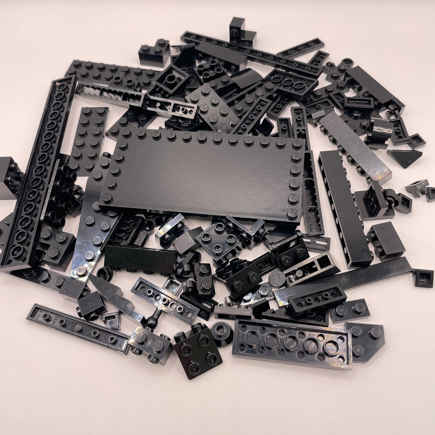LEGO Mixed Pieces, Black, Approx. 100g