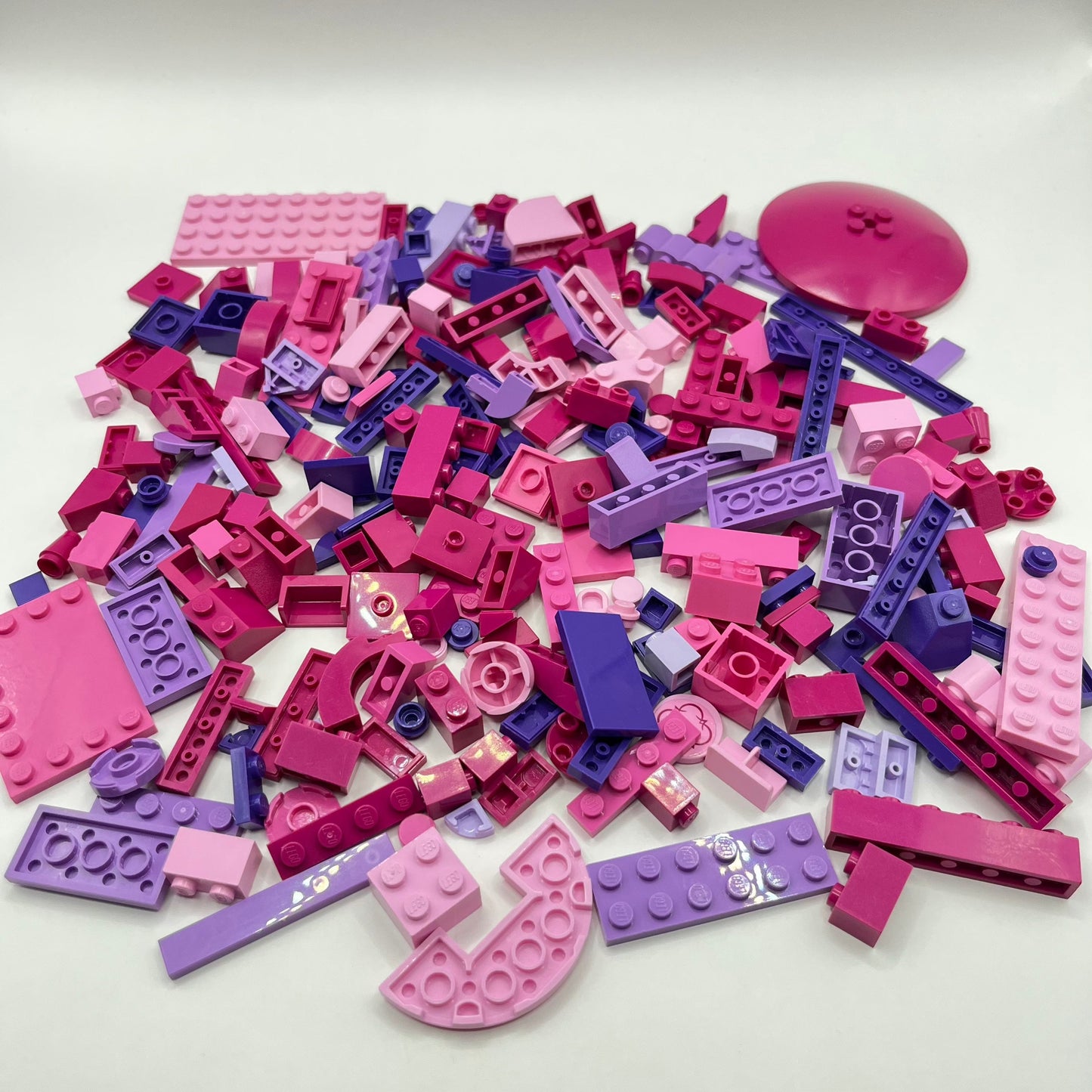 LEGO Pink and Purple, Mixed Bricks, Approx. 160g