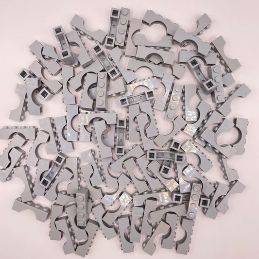 LEGO Arches, 1x4, Light Bluish Grey, Approx. 100 pieces