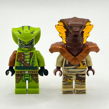 LEGO Lasha and Pyro Destroyer, Ninjago, Minifigure (njo206, njo529)
