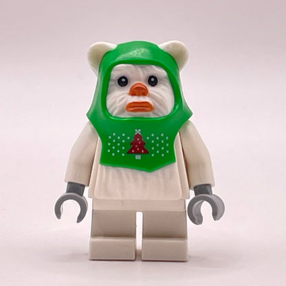 LEGO Ewok, Holiday Outfit, Star Wars Minifigure (sw1298)