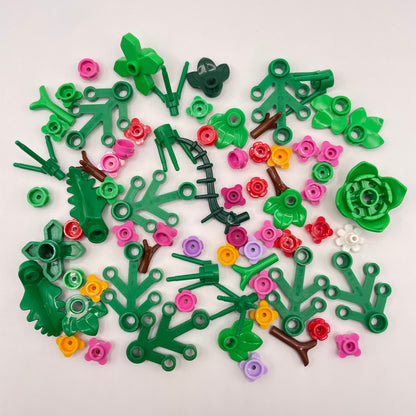 LEGO Flowers and Leaves, Mixed Colours, Plant, 70 Pieces