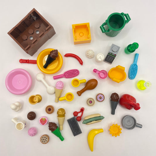 LEGO Food / Kitchen Bundle, Mixed Pieces (40 Pieces)