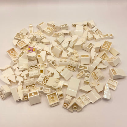 LEGO Slopes, White, Approx. 100g