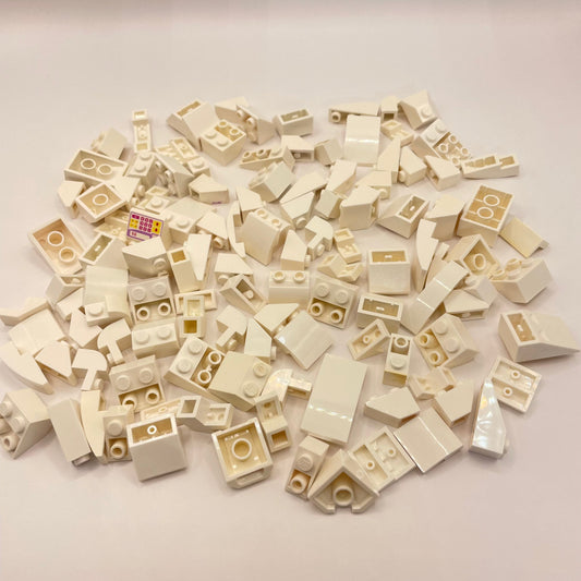 LEGO Slopes, White, Approx. 100g