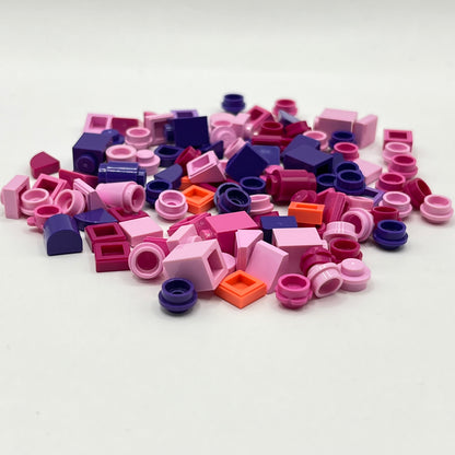 LEGO Greebling, 1x1, Pink and Purple, Approx. 18g