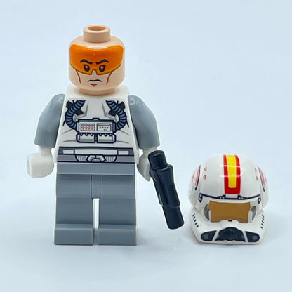 LEGO Clone Trooper Pilot with Weapon, Phase 2, Star Wars, Minifigure (sw0608)