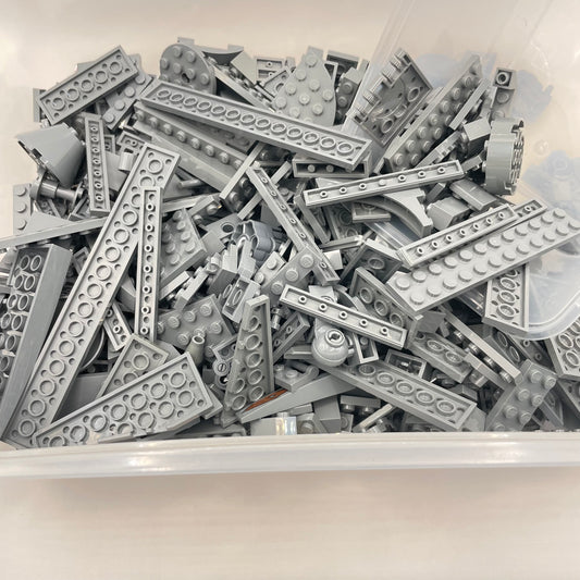 LEGO Random Selection, Dark Bluish Grey, Mixed Bricks, Bulk, Approx. 1kg