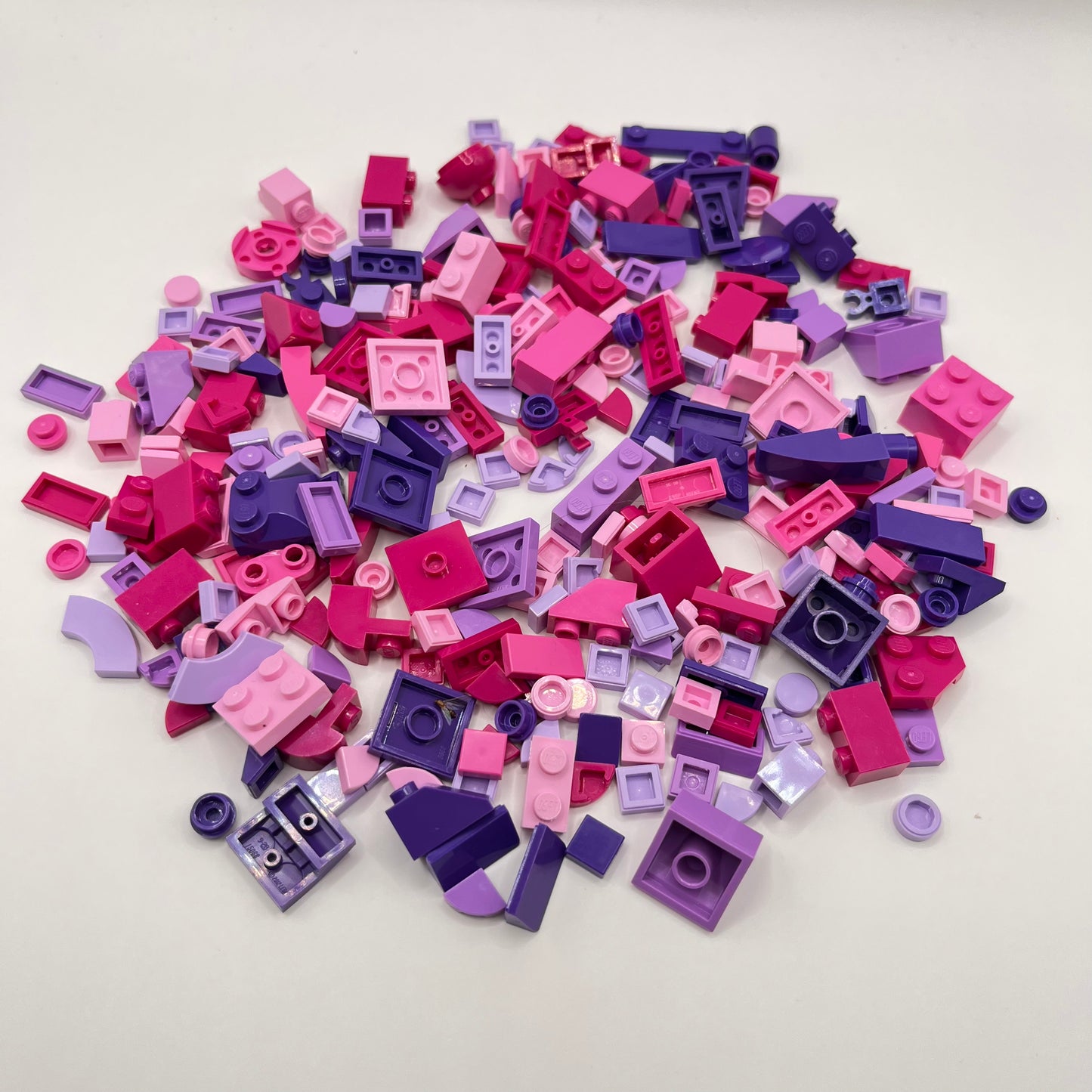 LEGO Pink and Purple, Small Mixed Pieces, Approx. 80g