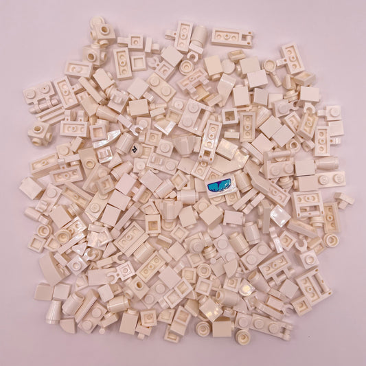 LEGO Greebling, White, 250 Pieces