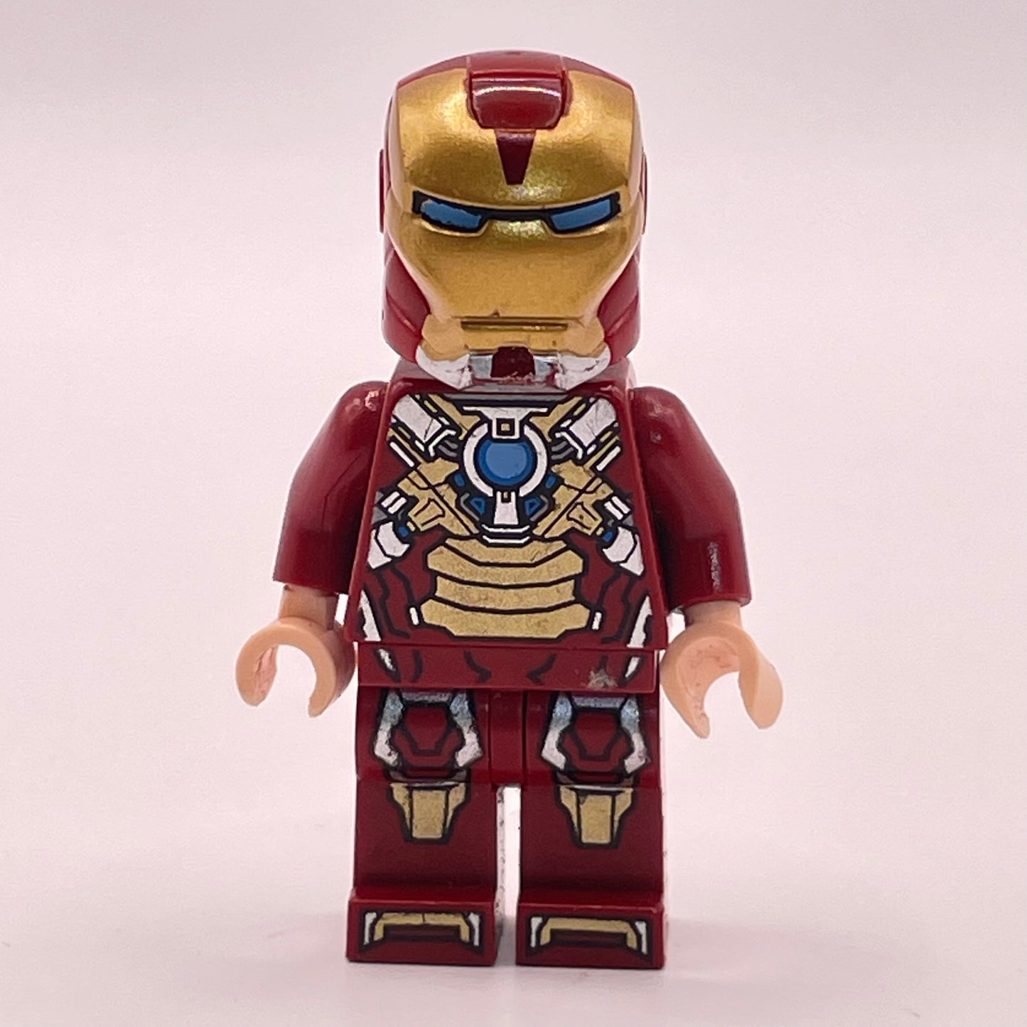 LEGO Iron Man Mark 17 Armor, Super Heroes, Minifigure, (sh0073) marked, incomplete