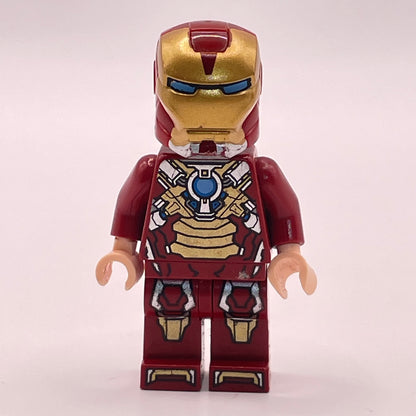LEGO Iron Man Mark 17 Armor, Super Heroes, Minifigure, (sh0073) marked, incomplete