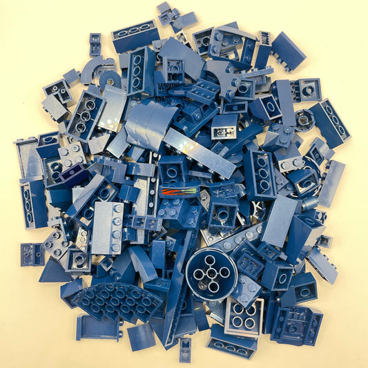 LEGO Mixed Bricks, Dark Blue, Approx. 250g