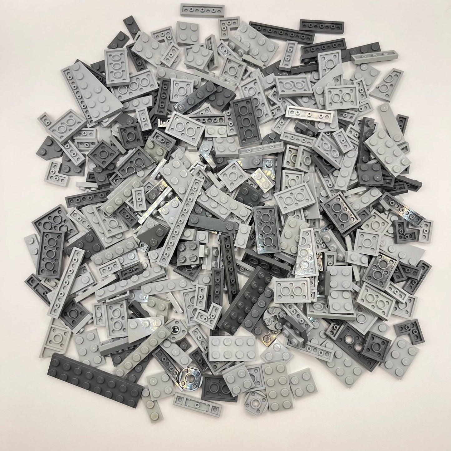LEGO Mixed Grey, Plates, Approx. 210g