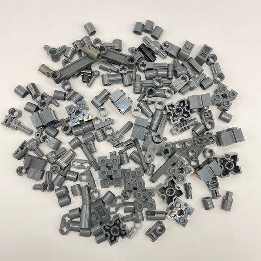 LEGO Small Mixed Technic, Dark Bluish Grey, Technic, Approx. 60g