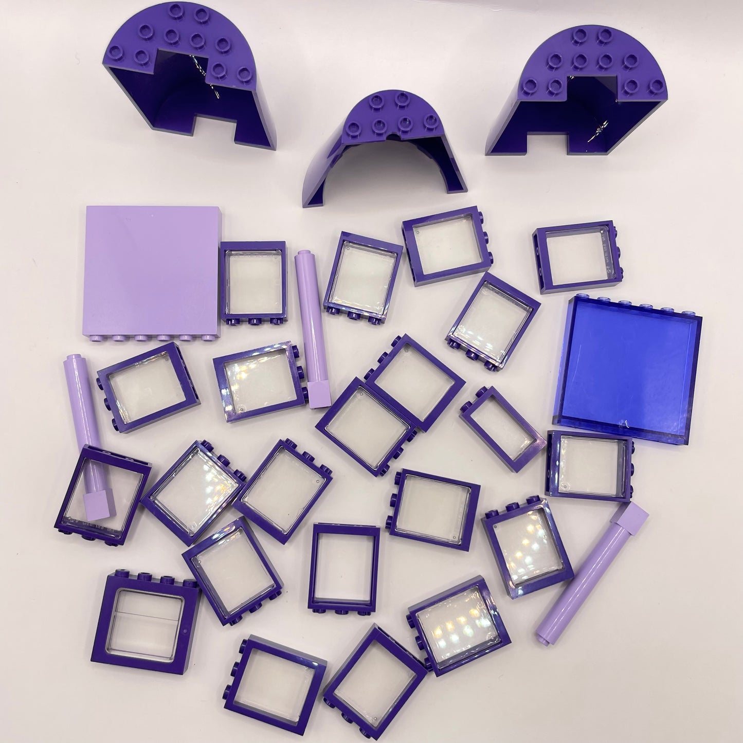 LEGO Doors and Windows, Purple, Building, 30 Pieces