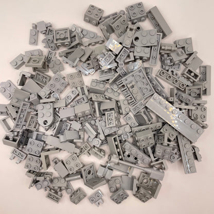 LEGO Mixed SNOT, Light Bluish Grey, Approx. 130g