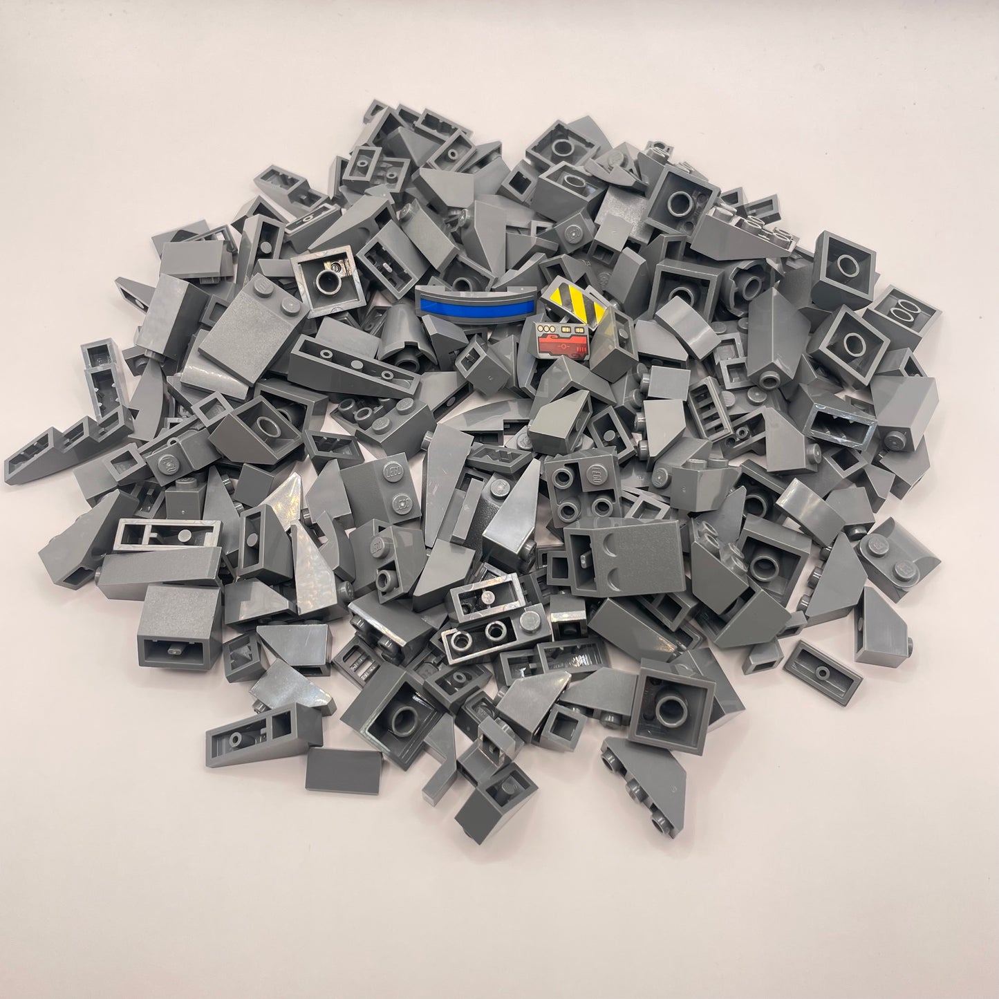 LEGO Slopes, Small, Dark, Bluish Grey, Approx. 160g