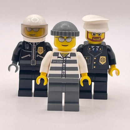 LEGO Cops and Robber, City, Minifigures (Pack of 3)