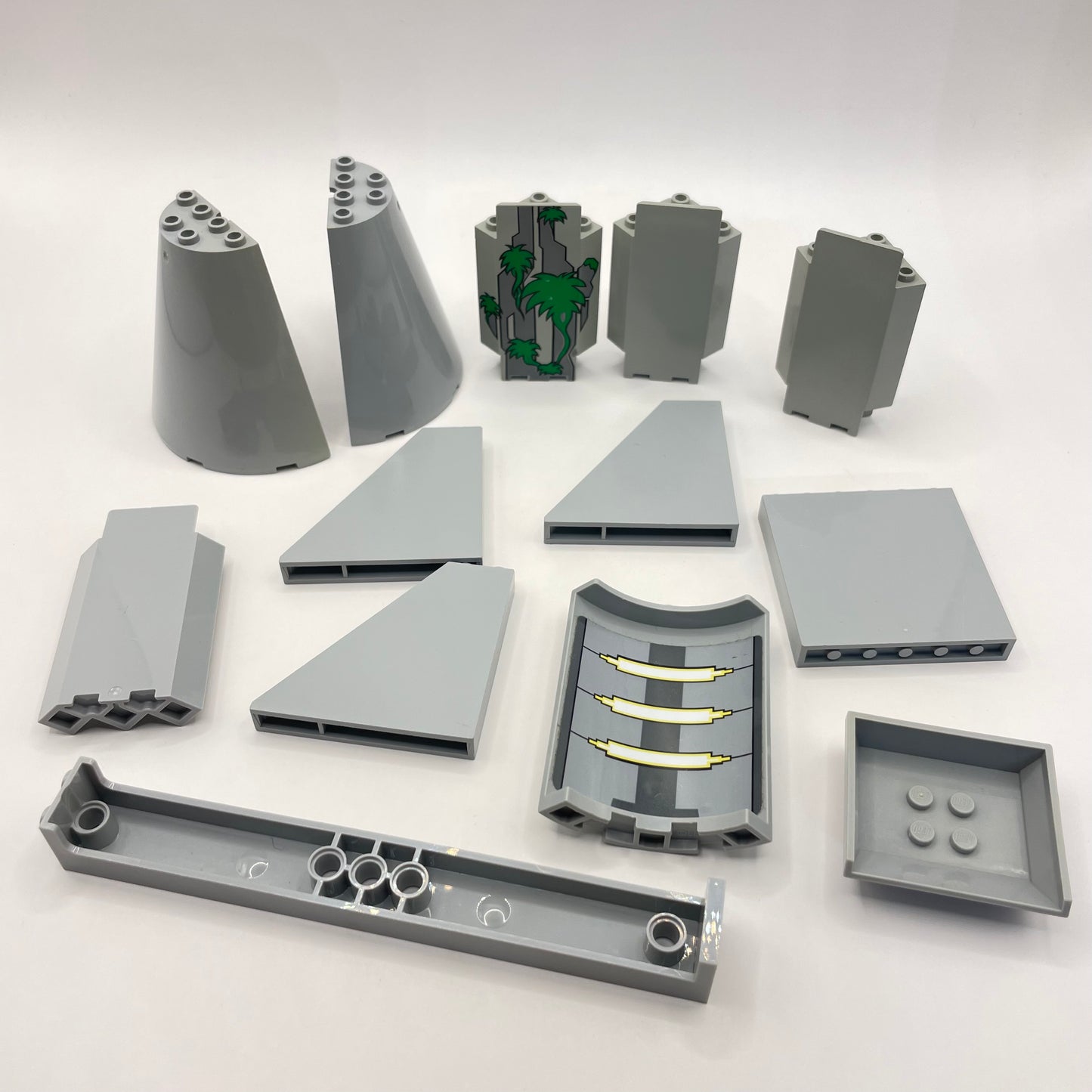 LEGO Mixed Building, Light Grey, Building, 13 Pieces