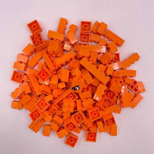 LEGO Orange, Bricks, Approx. 170g