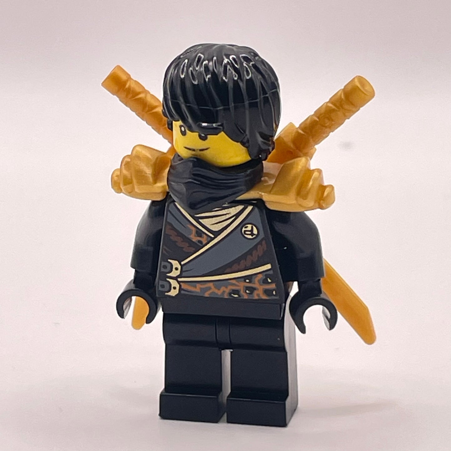 LEGO Cole, Rebooted, Ninjago, Minifigure (njo0270) Marked, incorrect head