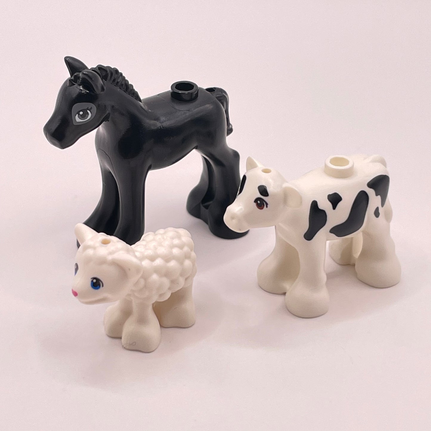 LEGO Baby Cow, Sheep, Horse, Friends Farm Animal, 3 Pieces