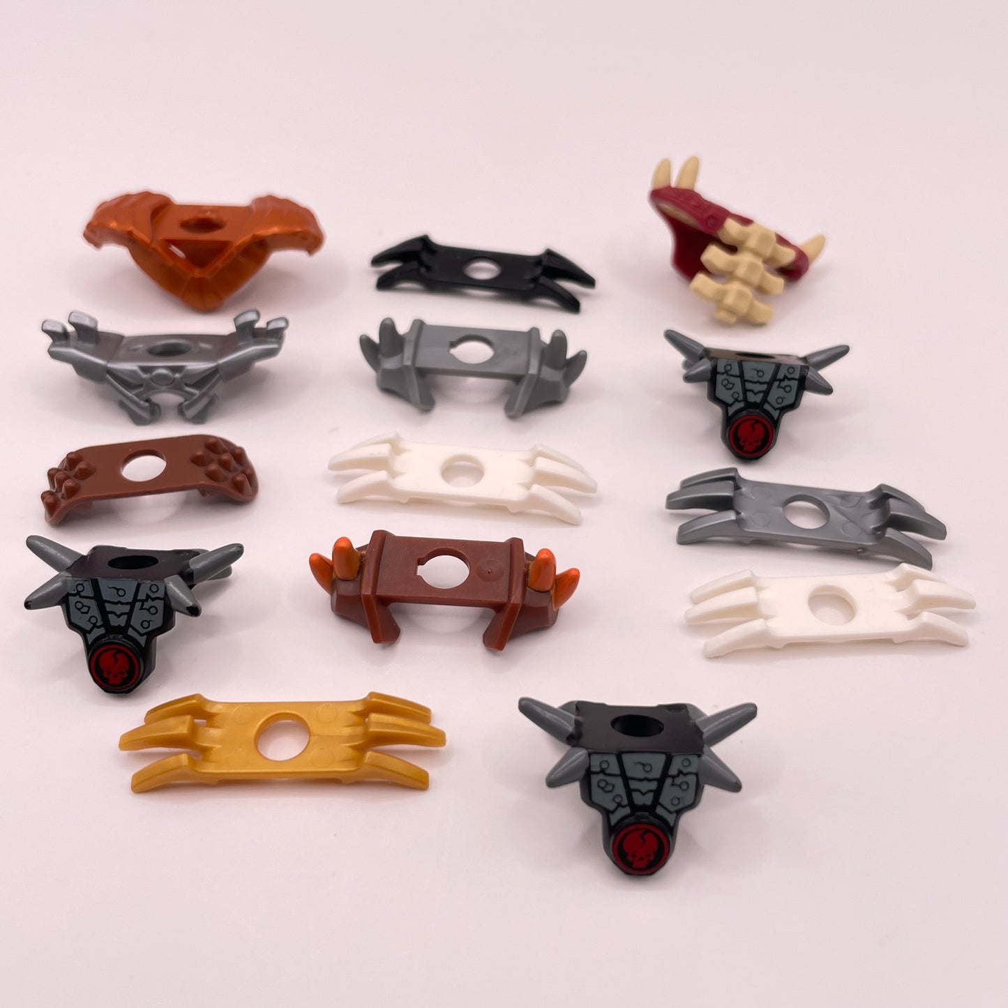 LEGO Spiky Shoulder Armour, Minifigure Accessories, 14 Pieces