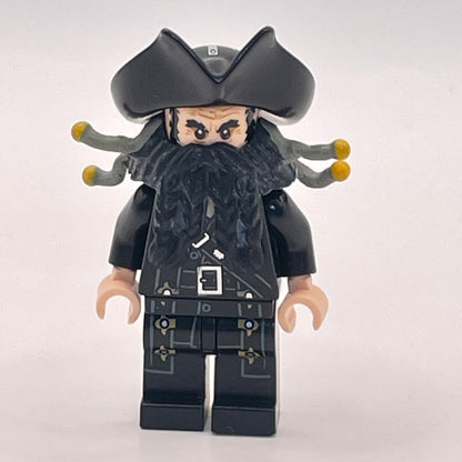 LEGO Blackbeard, Pirates of the Caribbean, Minifigure (poc007) marked