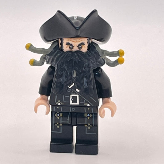 LEGO Blackbeard, Pirates of the Caribbean, Minifigure (poc007) marked
