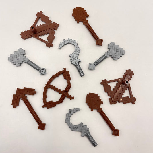 LEGO Minecraft Tools/Weapons, 10 Pieces